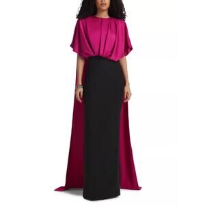 NWT Safiyaa Lucinda Gown Granita Black Size 10